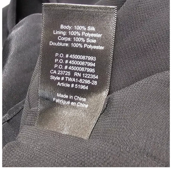 Aritzia Babaton Corbett Romper Black Silk Short Sleeve Size Medium - Picture 6 of 10